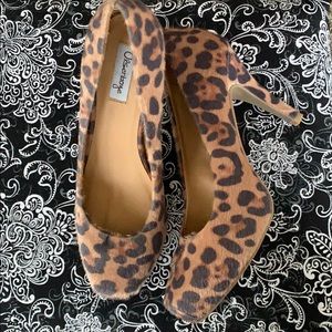 Leopard print heels